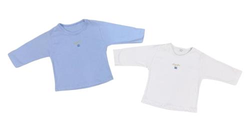 Camiseta Bebe Jersey Algodón Peinado Talles Reales