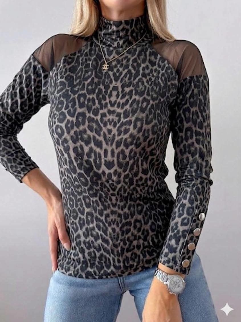 Polera "paulina" de Darlon Print Frizado - Imagen 6