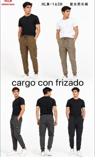 Cargos Frizado con Cierre Cabardina