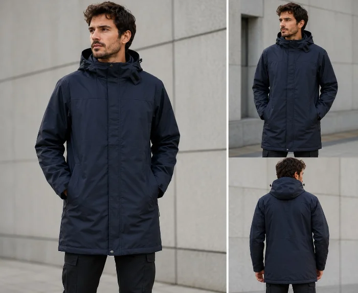 Campera Impermeable con Polar