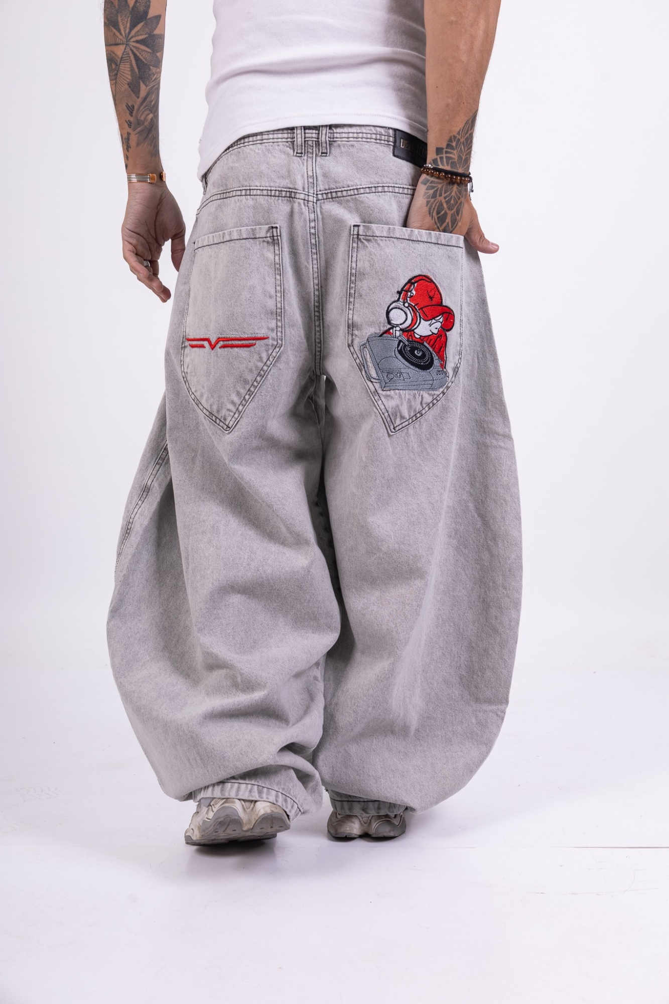 Jeans Balloon Fit de Hombre Art Hip Hop Culture - Imagen 2