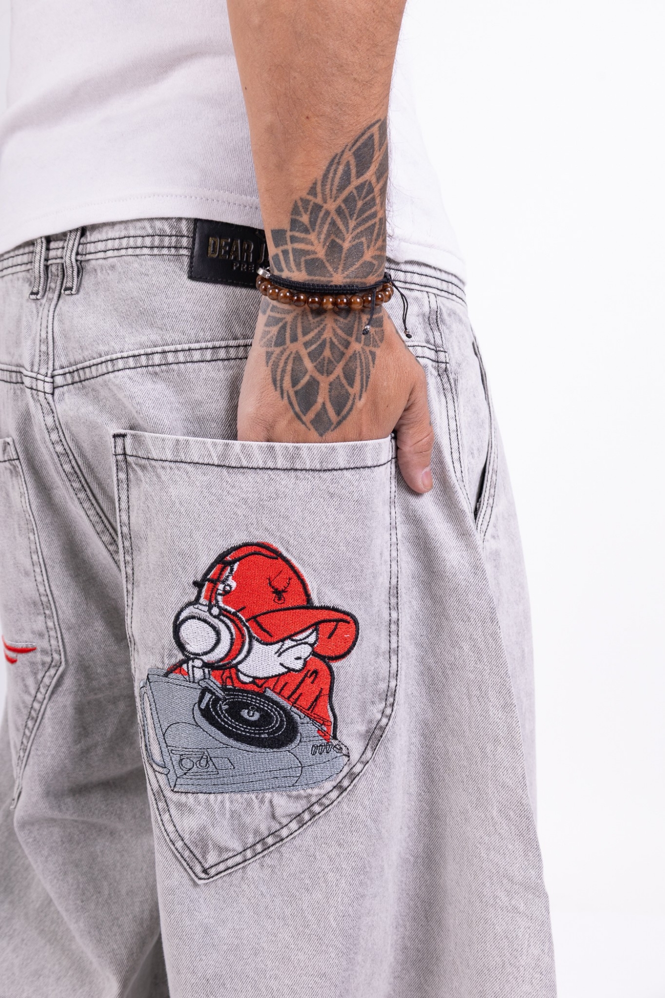 Jeans Balloon Fit de Hombre Art Hip Hop Culture - Imagen 5