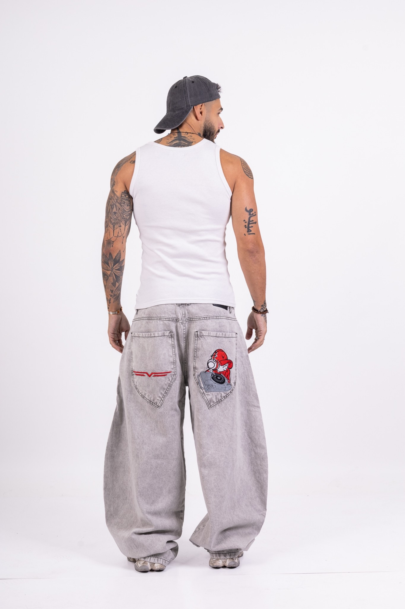 Jeans Balloon Fit de Hombre Art Hip Hop Culture - Imagen 7