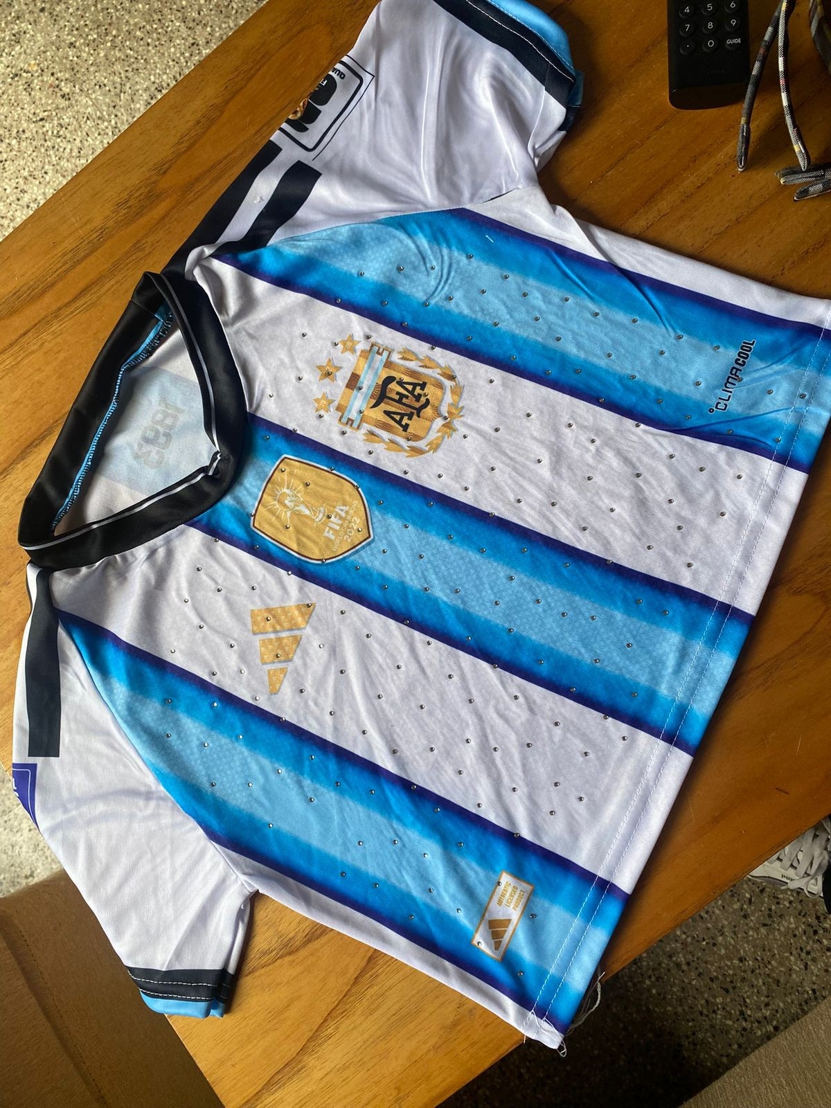 Camisetas Argentina Seleccion Pupera Strass - Imagen 1