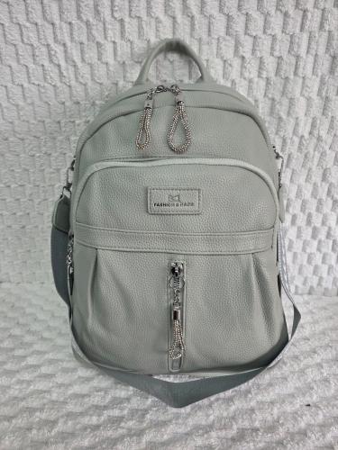 Mochila Morral de Cuero Pu