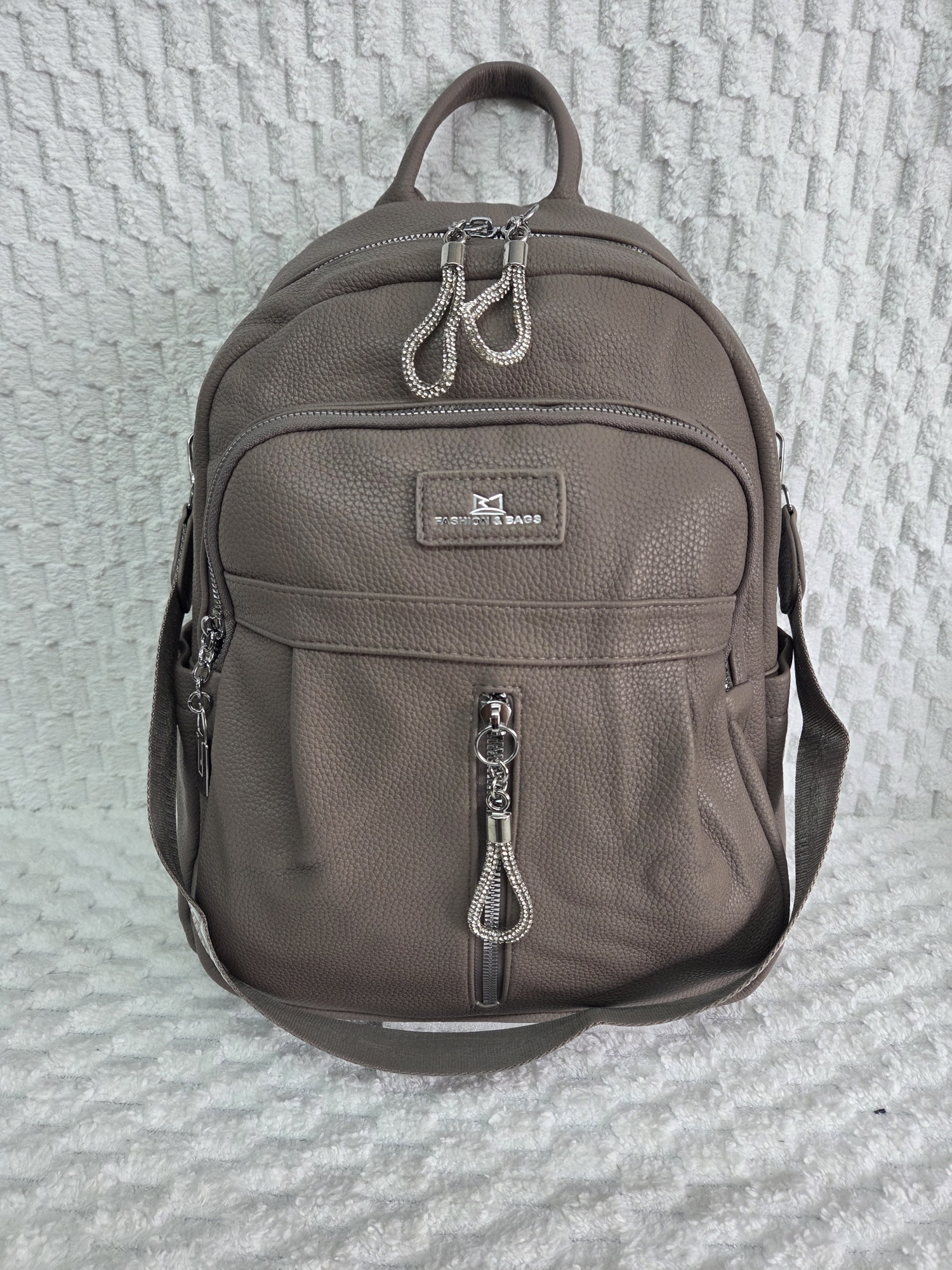 Mochila Morral de Cuero Pu - Imagen 2
