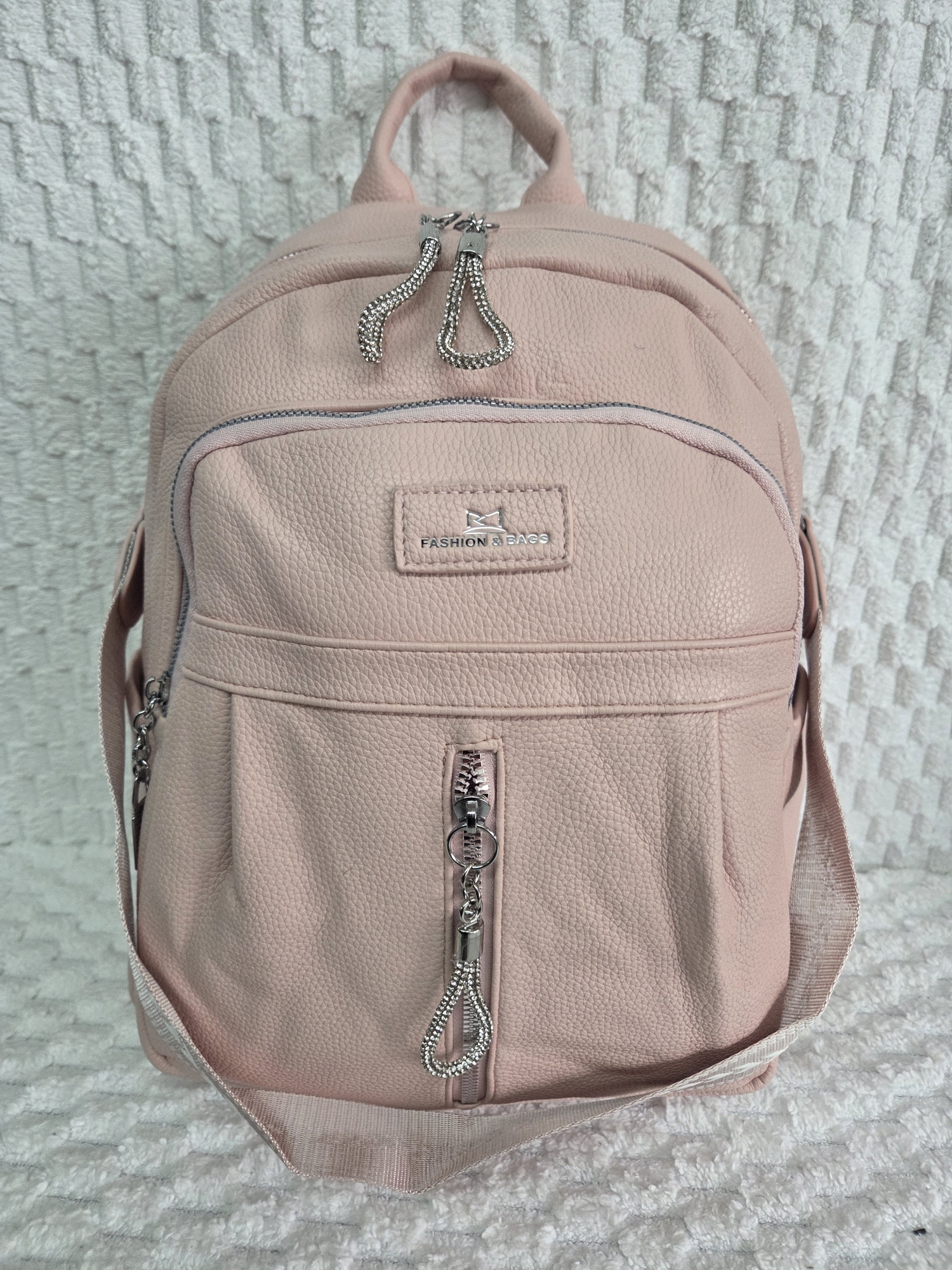 Mochila Morral de Cuero Pu - Imagen 3