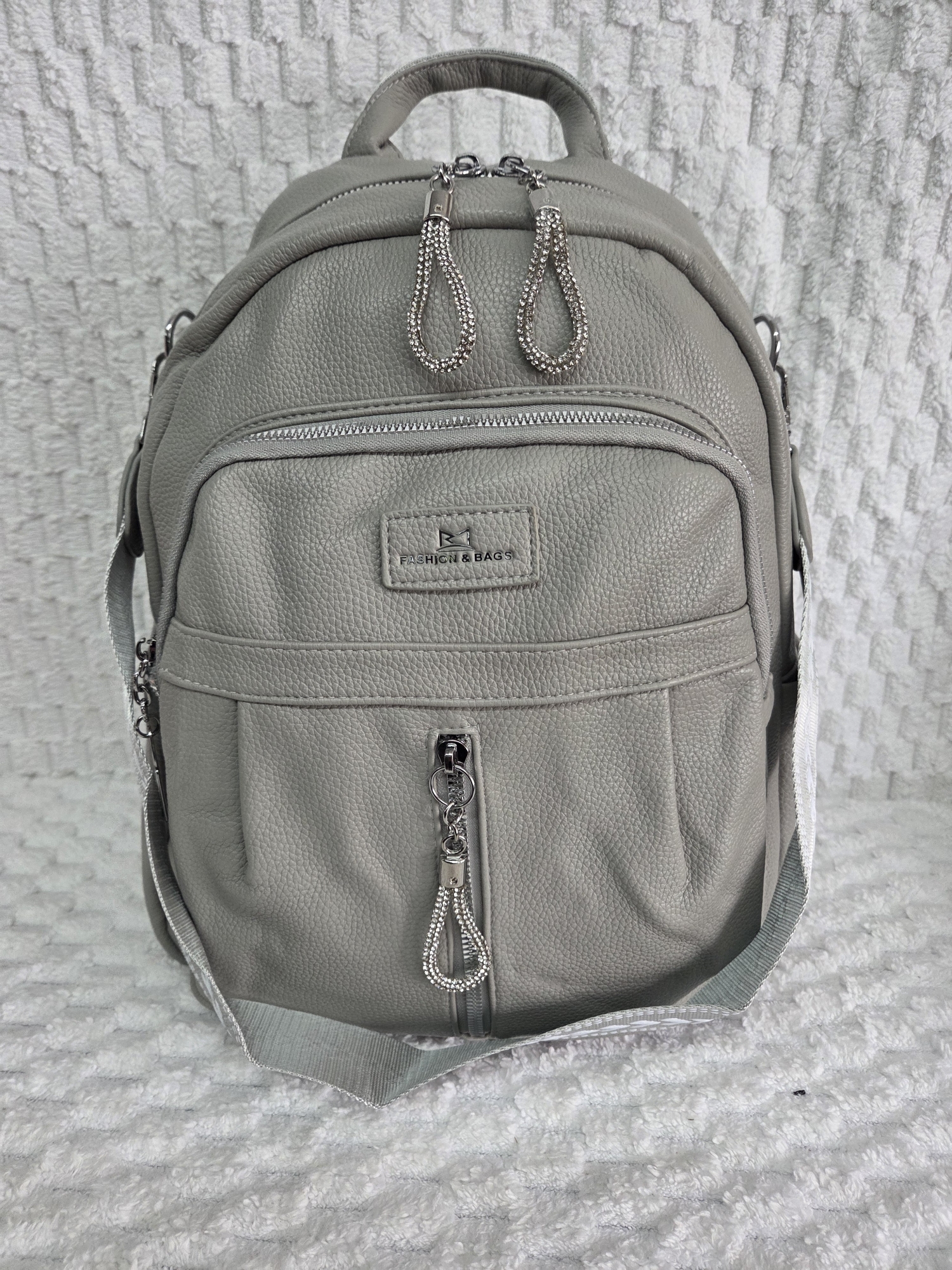 Mochila Morral de Cuero Pu - Imagen 4