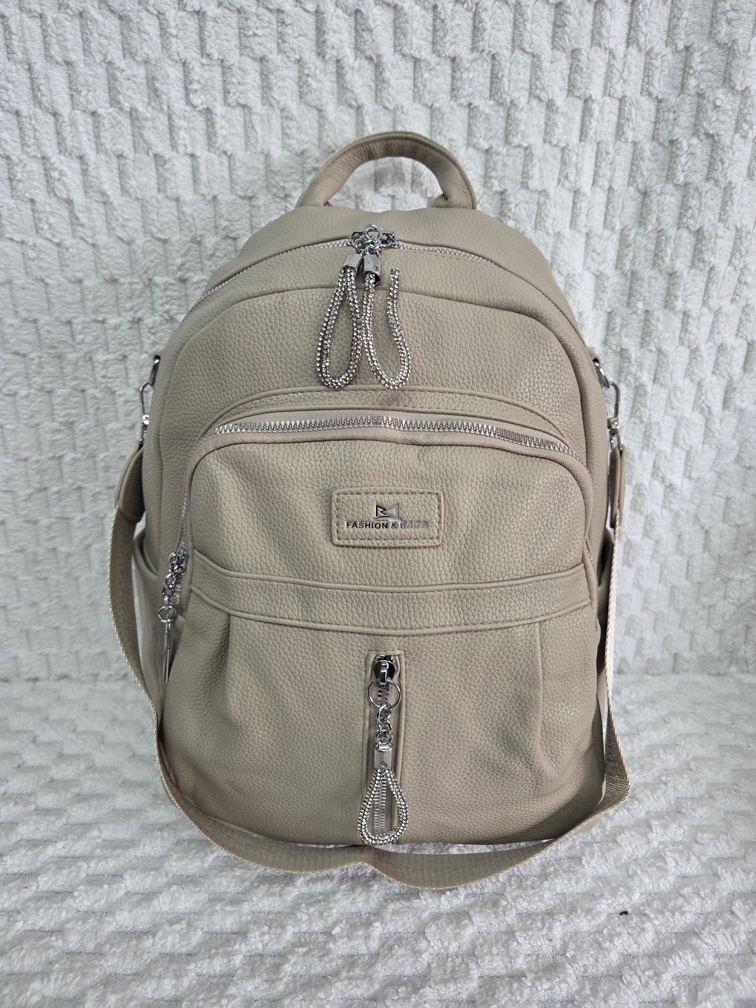Mochila Morral de Cuero Pu - Imagen 5