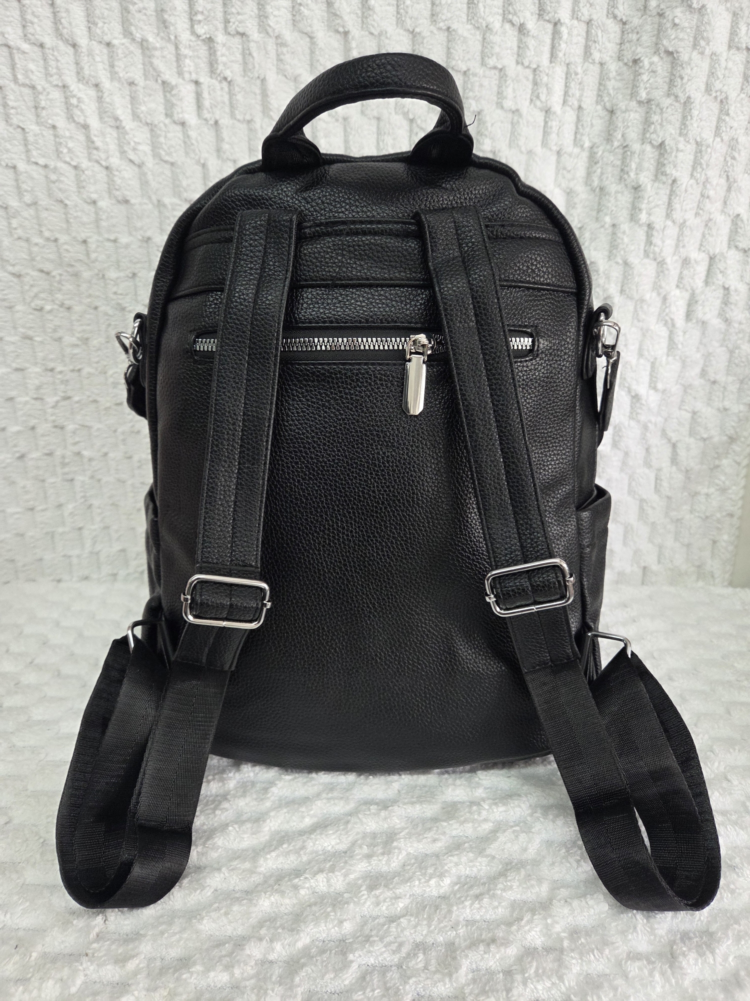 Mochila Morral de Cuero Pu - Imagen 8