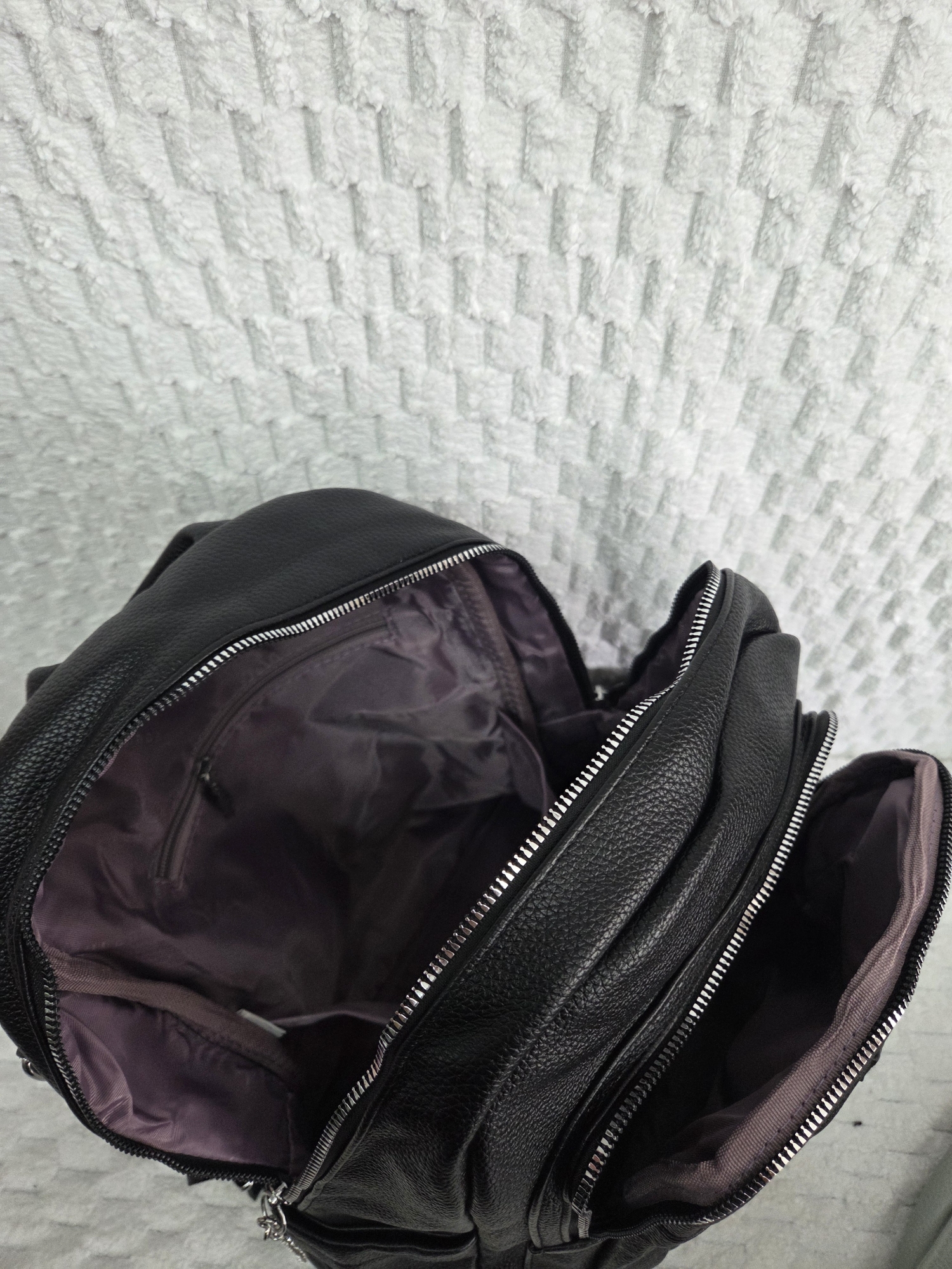 Mochila Morral de Cuero Pu - Imagen 9