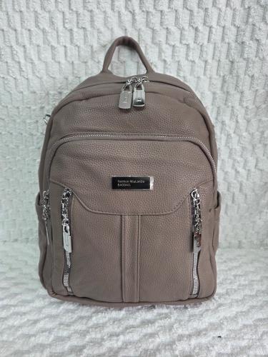 Mochila Morral de Cuero Pu