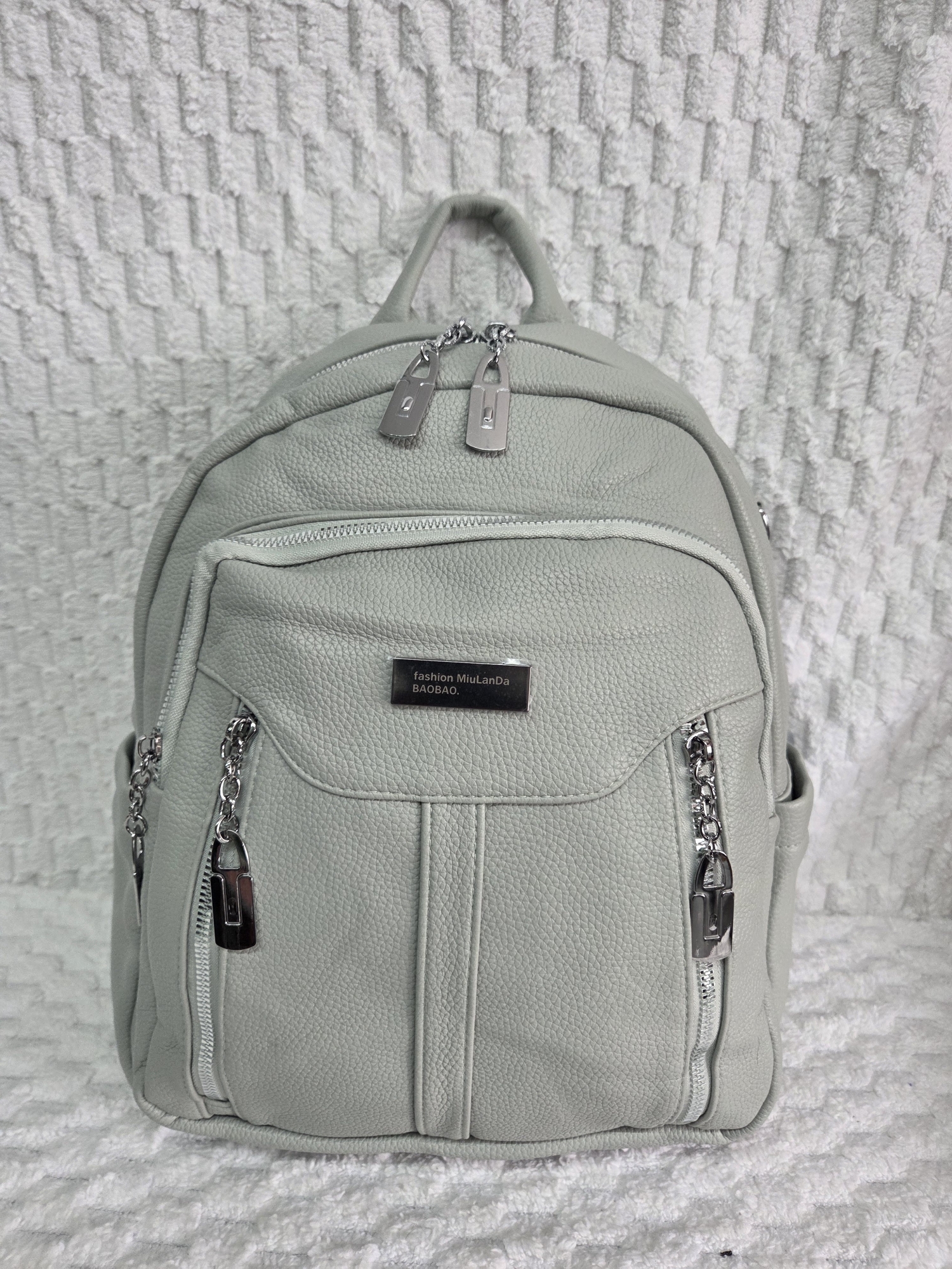 Mochila Morral de Cuero Pu - Imagen 5