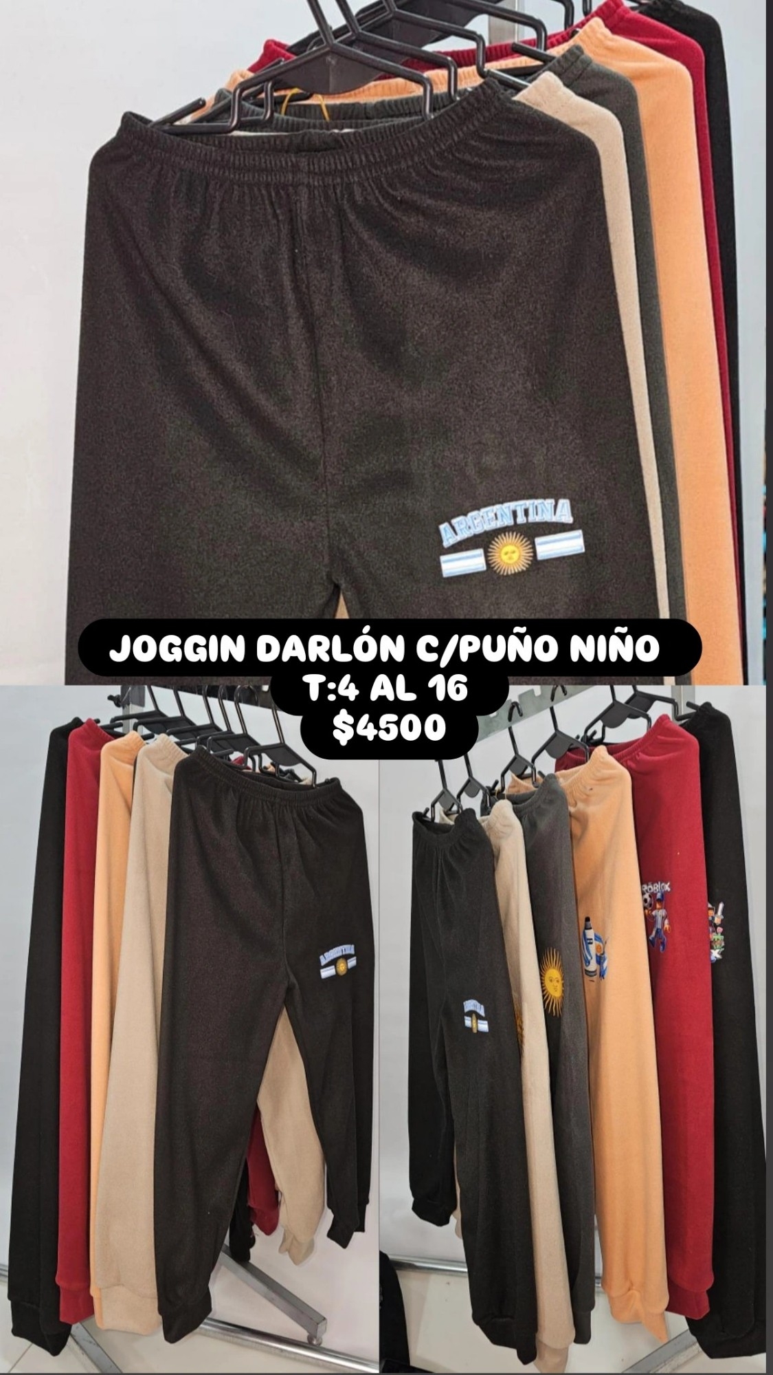 Joggin Darlón C/puño Niño - Imagen 3