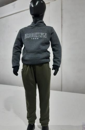 Jogging Liso de Niño con Piel - Miniatura 3