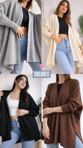 Saco Poncho Liso - Miniatura 3
