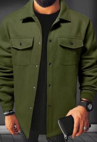 Camisaco Liso Paño Hombre