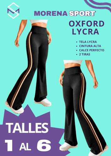 Oxford Lycra Frizada con Tiras