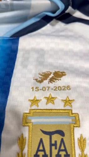 Camiseta Bordada Argentina Niño Logo Malvinas
