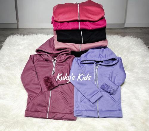 Campera Jersey con Piel Nena