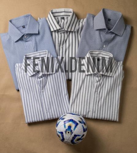 Camisa Rayada Elastizada