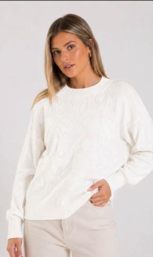 Sweater Bordado Bremer Importado - Miniatura 2