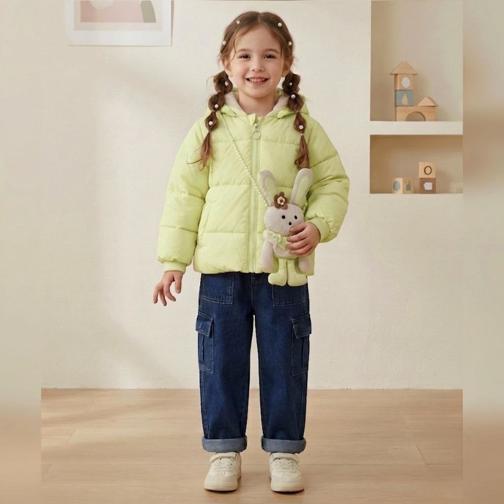 Campera Nena Importada + Accesorio - Imagen 3