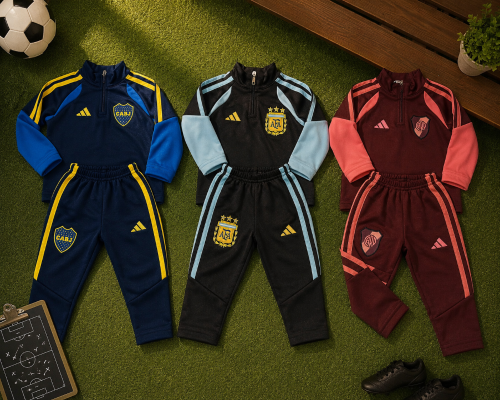  Conjunto Fútbol Bebê Premium    River  Boca  Afa    Soft Frizado - Miniatura 5