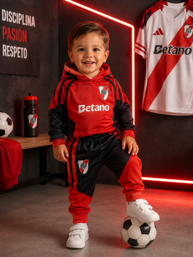  Conjuntos Bebé Fútbol    River  Boca  Afa - Miniatura 2
