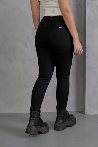 Pantalón Jean Negro Liso! - Miniatura 6