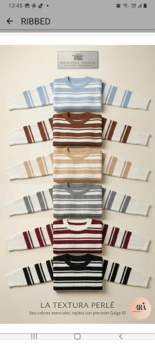 Sweater Dama Clásica Combinado Jubenil - Miniatura 2