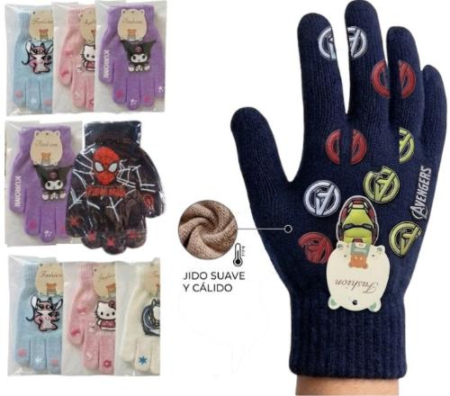 Guantes Invierno Personajes