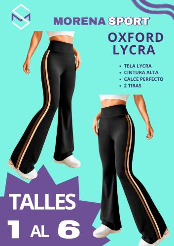Oxford Lycra Frizada con Tiras