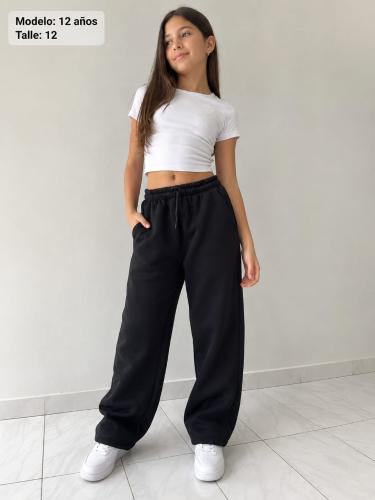 Pantalon Baggy de Nena Frisada Peinada Calidad Premiun