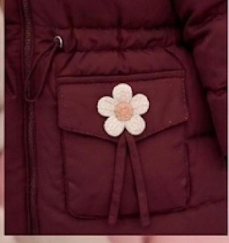 Campera Kway Capucha Accesorio Abrigo Piel. Lty - Miniatura 4