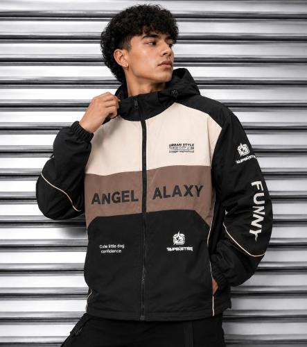 Campera con Piel Combinada