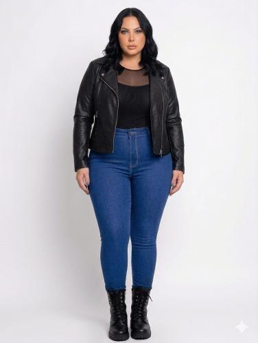 Skinny Jean Grande Pantalon Dama Chupin Especial Mayoristas Hotsale Denim Pfabricante - Miniatura 3