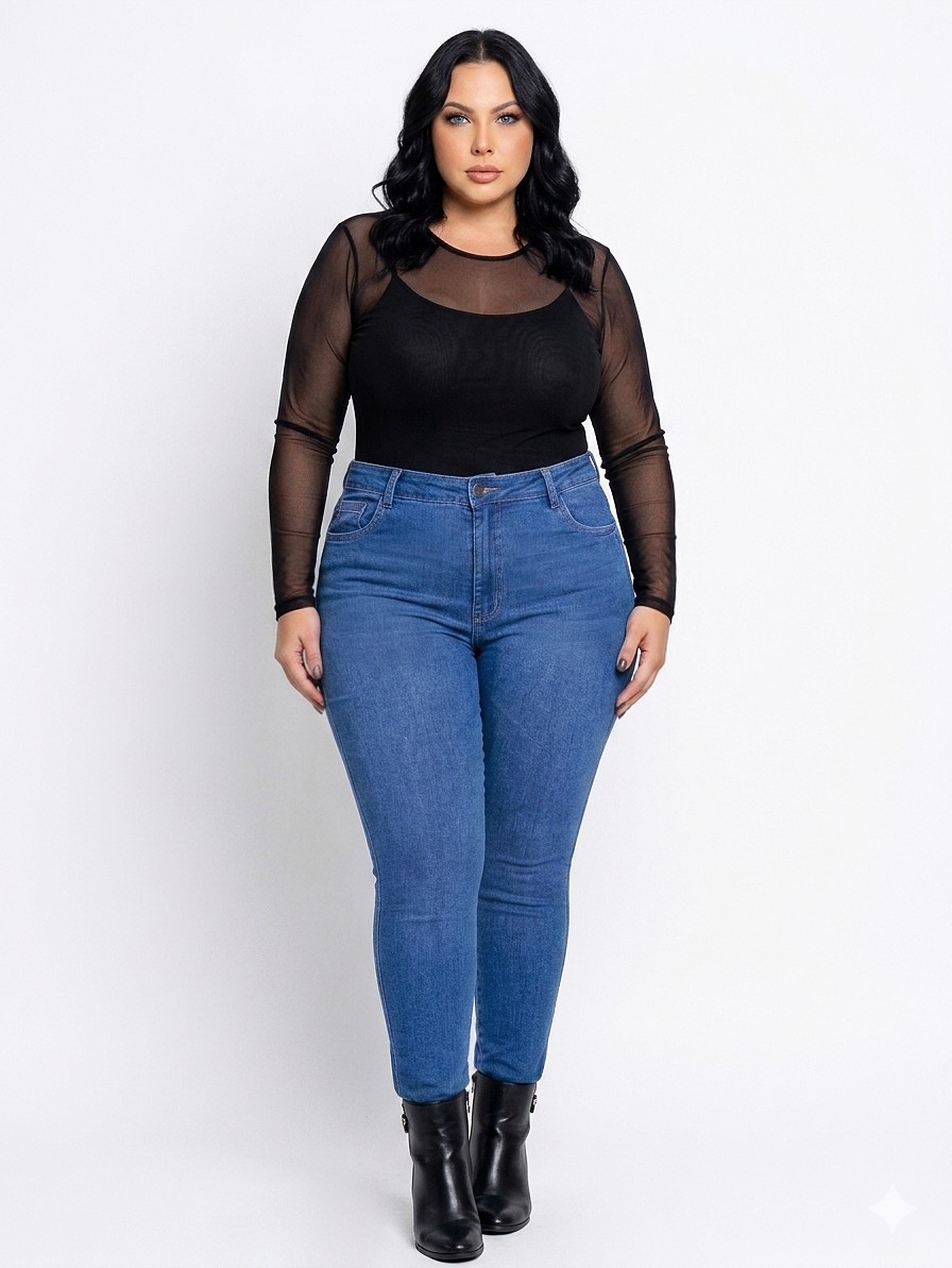 Skinny Jean Grande Pantalon Dama Chupin Especial Mayoristas Hotsale Denim Pfabricante - Imagen 1