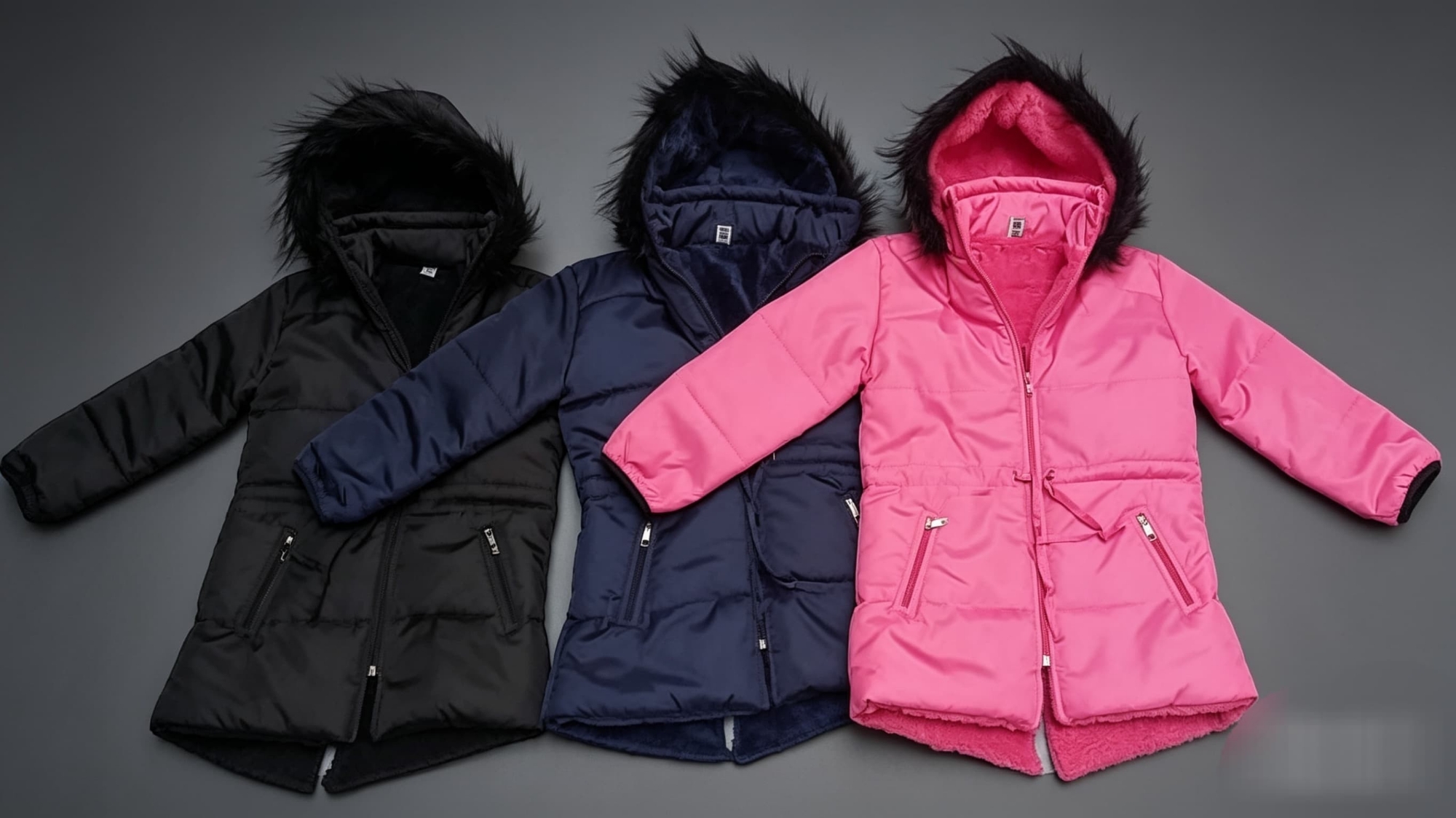 Parkas Niña con Piel Nik o Adidas o Pum - Imagen 3