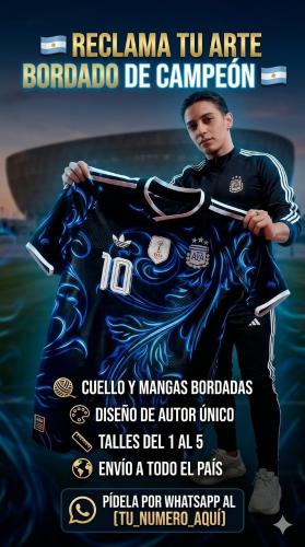 Remeras Deportivas Bordadas Argentina