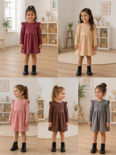 Vestido Darlon Melange de Nena - Miniatura 2