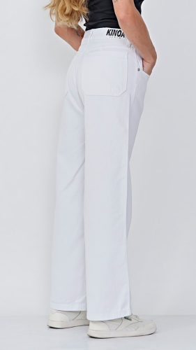Wide Leg Blanco Gabardina Art 121