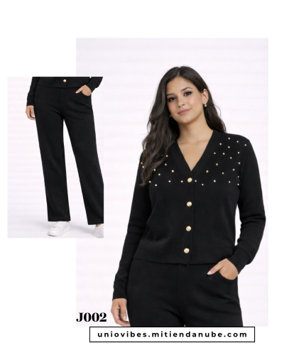 Set Tejido C/perlas. Cod: J002