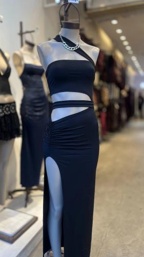 Vestido Irregular Microfibra