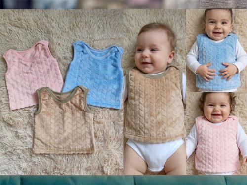 Chaleco Pancerito Piel Liso Kelly Babies T.(1 al 4) Pack X 4 Superoferta