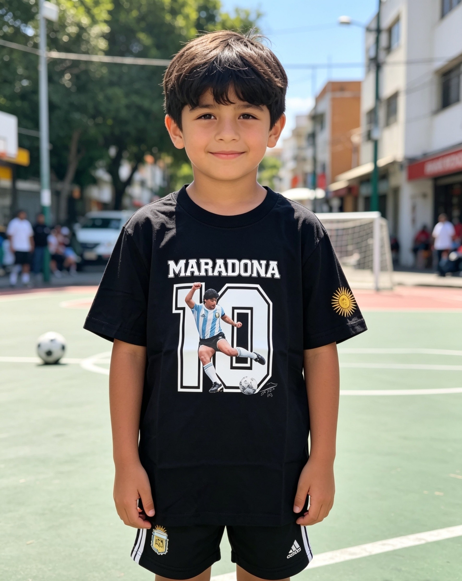 Remeras Maradona10 Algodón Peinado - Imagen 2