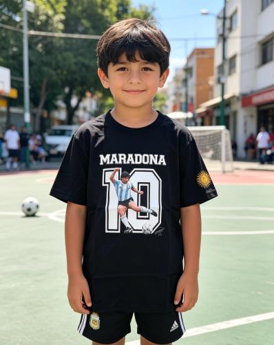 Remeras Maradona10 Algodón Peinado - Miniatura 2