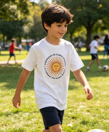 Remeras Algodón Peinado Sol de Mayo