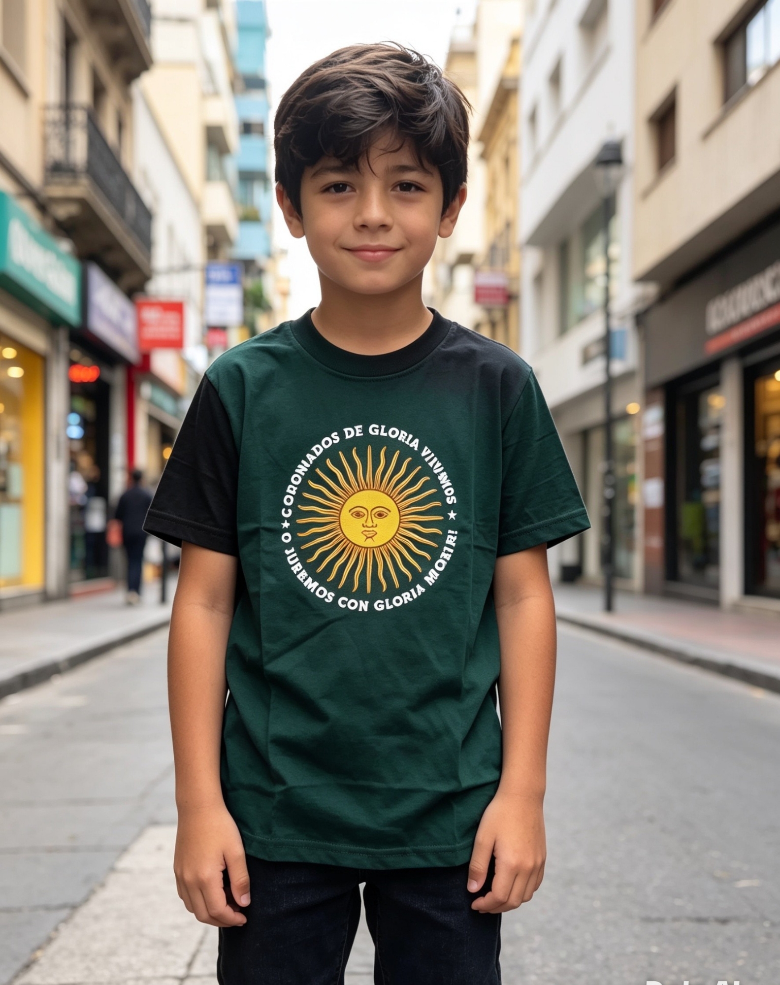Remeras Algodón Peinado Sol de Mayo - Imagen 2