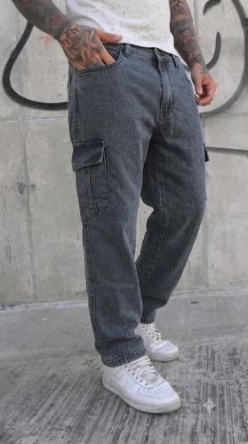 Jeans Mom Cargo Hombre - Miniatura 3
